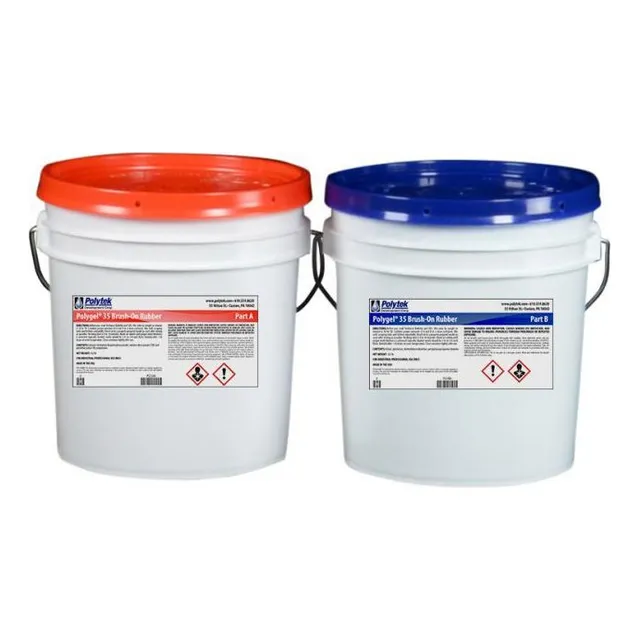 Polytek Polygel Brush-on 35 liquido Goma Poliuretano 16lb