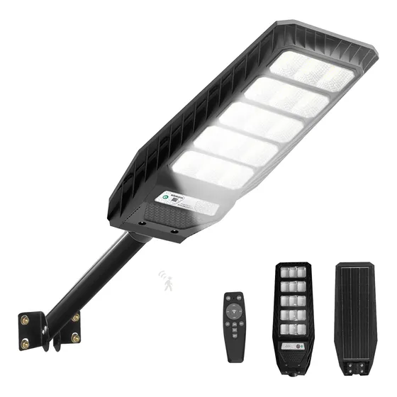 Lámpara Led Solar Exterior Suburbana Alumbrado Público 1000w