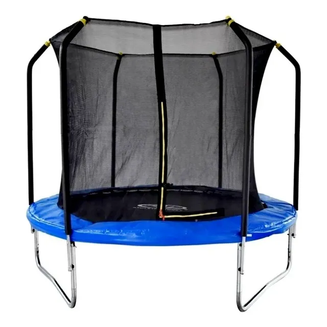 Trampolín Athletic Works 8 Pies Con Malla De Seguridad 2.4m