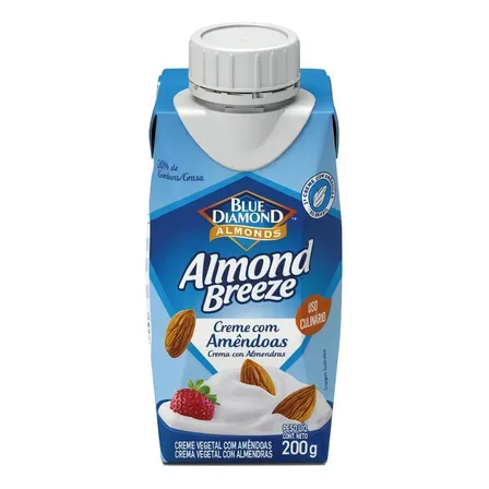 Creme Culinário com Amêndoas Blue Diamond Almond Breeze Caixa 200g