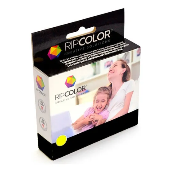 Cartucho De Tinta Ripcolor Amarillo E296
