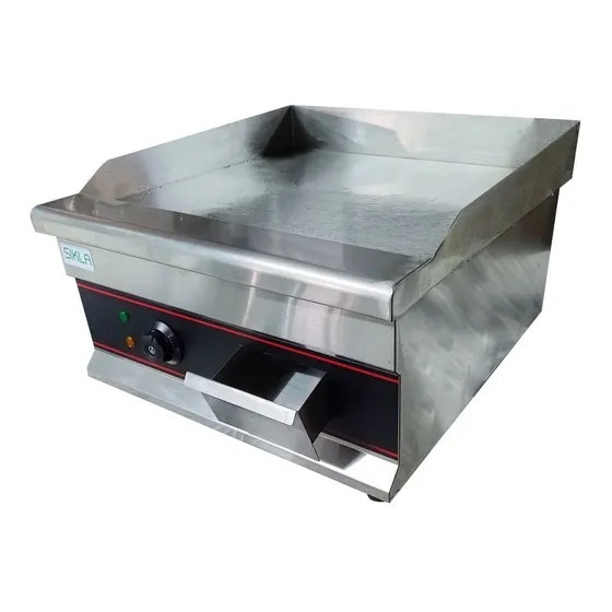 Plancha Electrica Sikla Lisa Acero Inox Cgd100l Lomitera Cuo