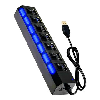 Hub Usb Regua Extensor 7 Conexões Usb P/ Hd Pendrive Gamer Hub Usb Regua Extensor 7 Conexões Usb P/ Hd Pendrive Gamer