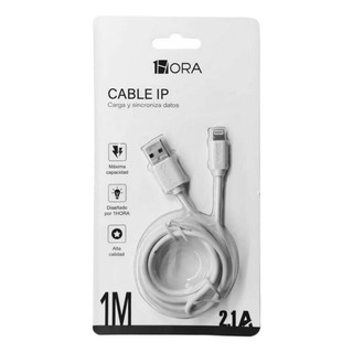 Cable De Carga Usb - Lightning Para iPhone iPad Ipods 1hora Cable De Carga Usb - Lightning Para iPhone iPad Ipods 1hora