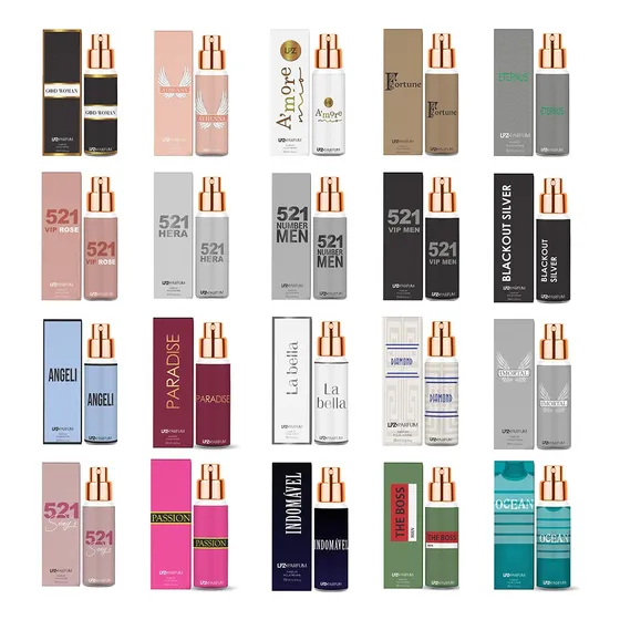 Kit Combo 5 Perfumes De Bolso (parfum) 15ml - Ref Importado