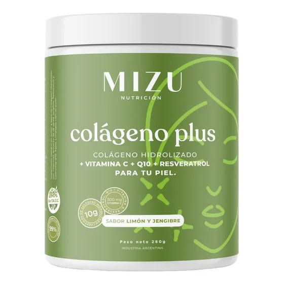 Colágeno Hidrolizado+vitamina C+q10 | Mizu Plus Limón. 280g