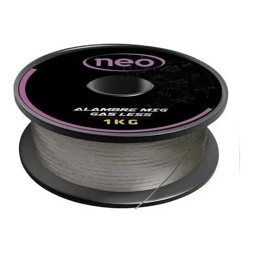 Alambre Flux Mig Neo Suelda Sin Gas Rollo 1 Mm 1kg