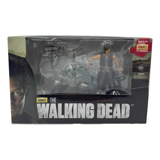 The Walking Dead Daryl With Chopper Motorcycle Mcfarlane
