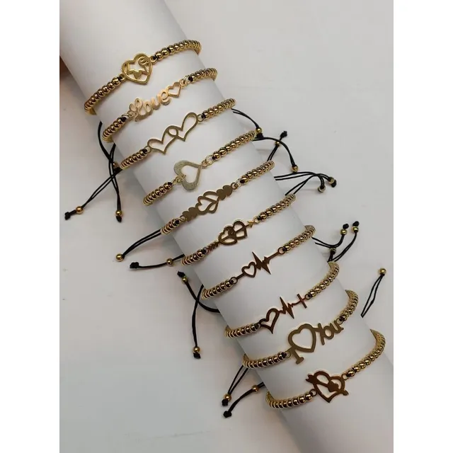 Pulseras Ajustable De Oro Chino, Dama, Niña