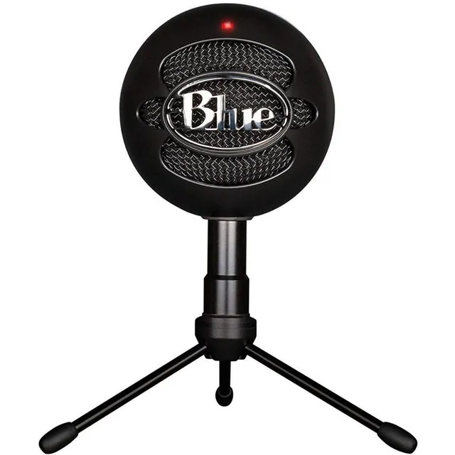 Micrófono Blue Snowball Ice Condensador Cardioide color negro