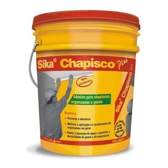 Cola Chapisco Sika Plus 18 Litros