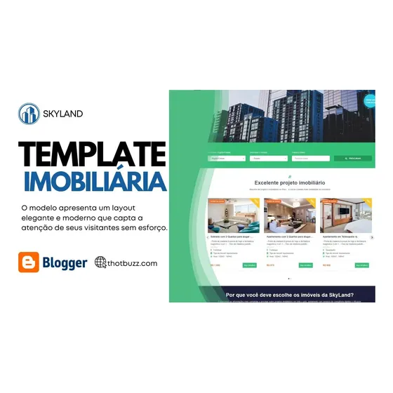 Template Imobiliária Blog Editavel Responsivo