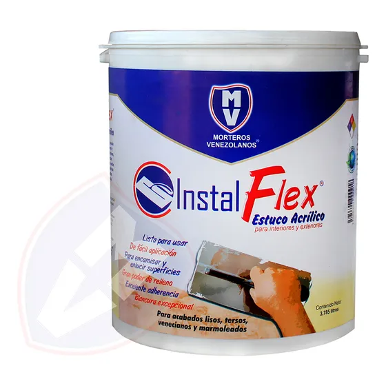 Pasta Estuca Acrilica Instalflex Estuco Veneciano Galon