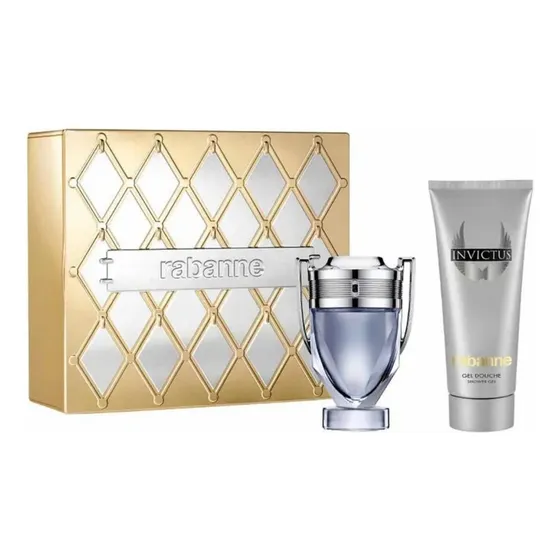 Perfume Masculino Invictus De Rabanne 50ml E Shower 100ml