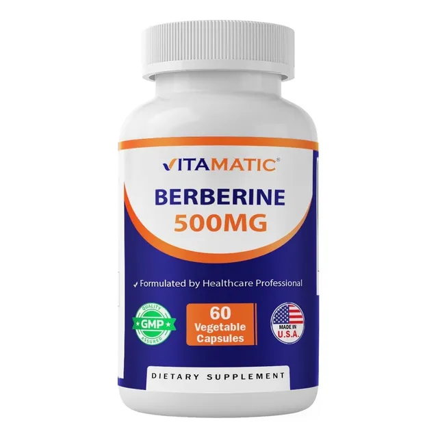 Berberina 500mg 60 Cápsulas Vegetales