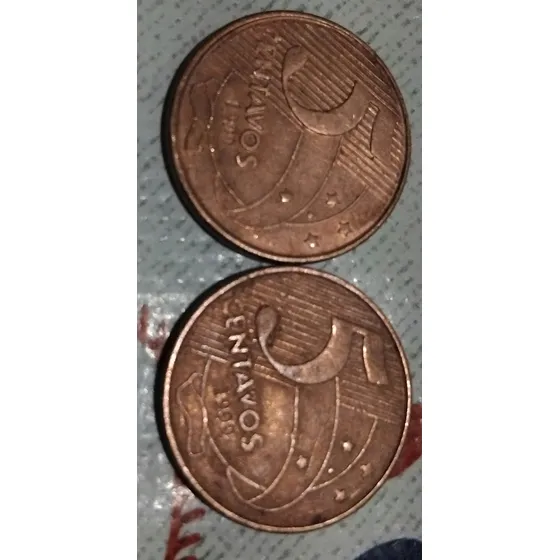Moeda Rara De 5 Centavos