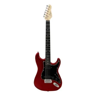 Guitarra Strato Elétrica Giannini G-102 Chave Seletora Cor Metallic Red Material Do Diapasão Madeira Técnica Orientação Da Mão Destro Guitarra Strato Elétrica Giannini G-102 Chave Seletora Cor Metallic Red Material Do Diapasão Madeira Técnica Orientação Da Mão Destro
