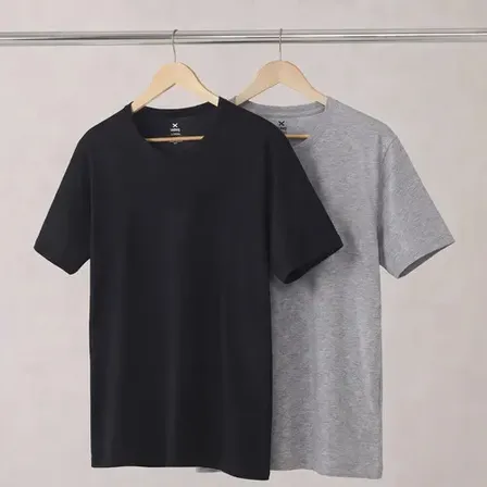 Kit 2 Camisetas Hering Basica Masculina Original Algodão