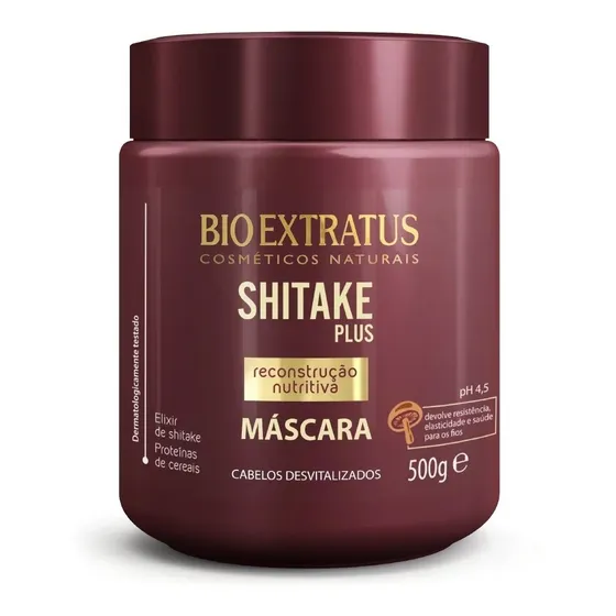 Máscara Hidratação Nutritiva Shitake Plus Bio Extratus 500g