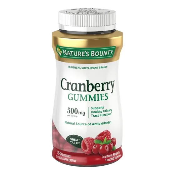 Suplemento De Gomitas De Arándanos Nature's Bounty, 500 Mg,