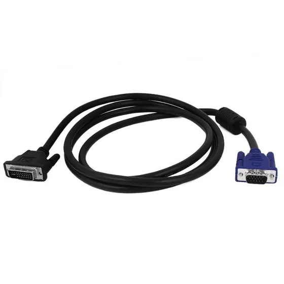 Qtqgoitem Dvi-i Analogico Pine Macho Vga Mm Cable Negro Dca
