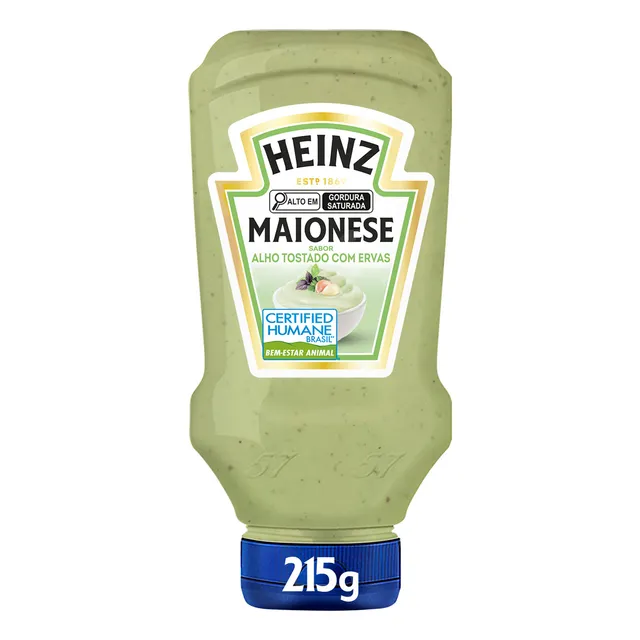 Maionese De Alho Com Ervas Heinz 215g