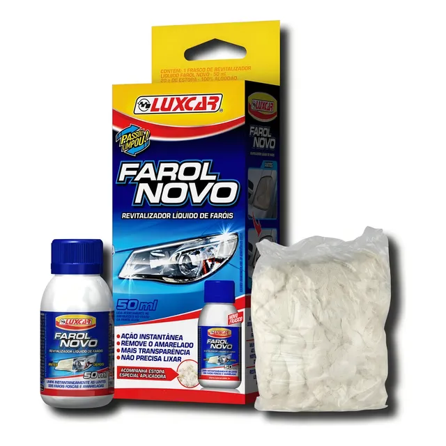 Revitalizador Liquido Farol Carros Instantaneo Remove Fosco