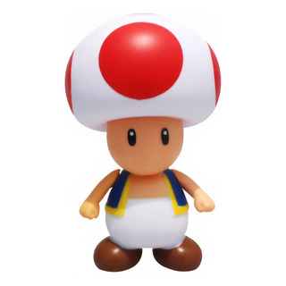 Figura Mario Bros Articulado Toad 11 Cms Calidad Figura Mario Bros Articulado Toad 11 Cms Calidad