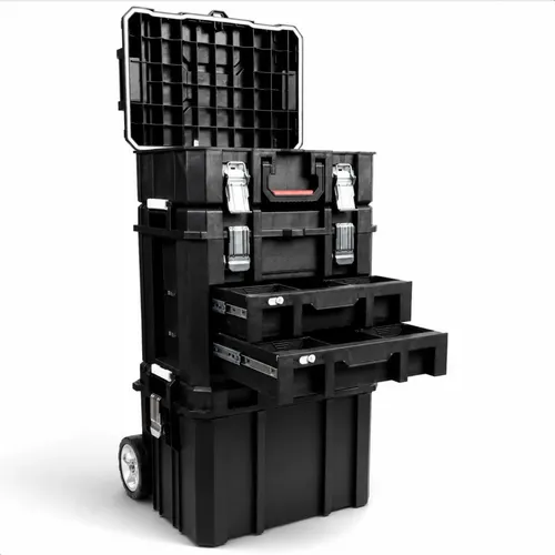 Carrinho Modular Ferramenta Profissional 3 Em 1 - 67x38x53cm Cor