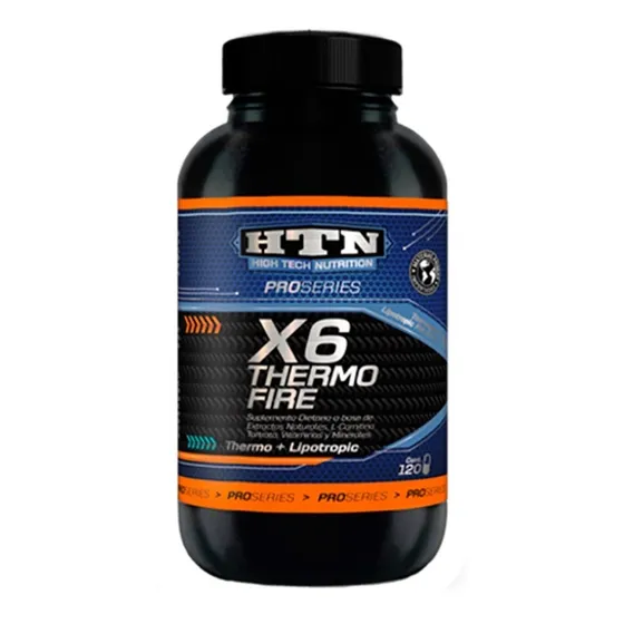 X6 Thermo Fire 120 Cap Htn Quemador De Grasas Termogénico