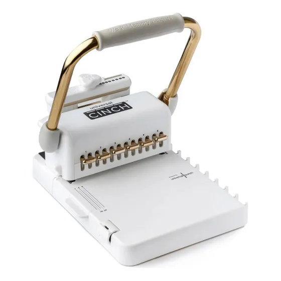 Encadernadora The Cinch Universal Machine We R Memory Cor Dourado