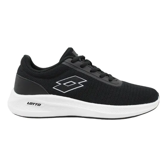 Zapatilla Running Mujer Lotto - Challenge Negro Blanco