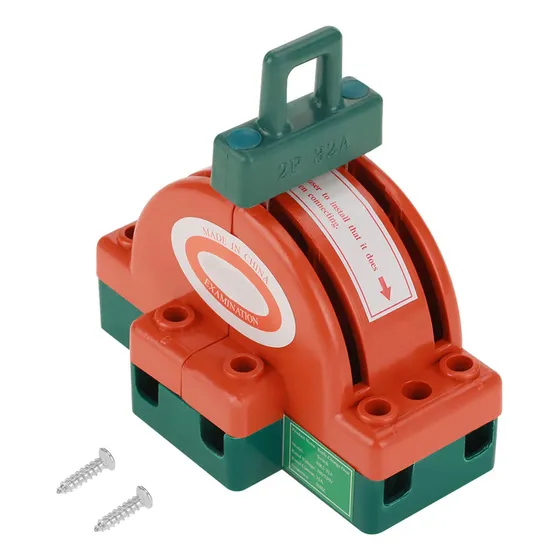 Interruptor De Cuchilla 32a 220v Doble Tiro 2 Piezas