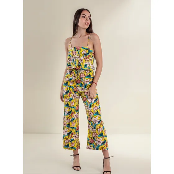 Mono De Fibrana Con Volado Para Mujer