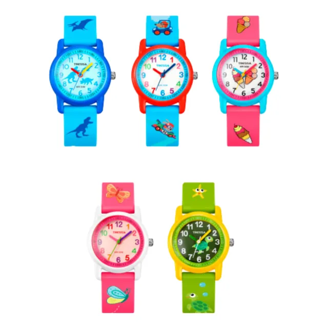 Reloj Tressa Puppy Infantil Malla De Silicona Con Dibujos