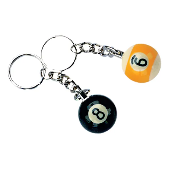 Set 2 Llavero Pool Bola 8 Y 9 Regalo Souvenir Cumple