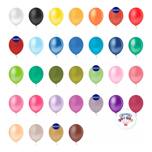 Kit 4 Pacotes Balão N16 Latex Picpic Liso