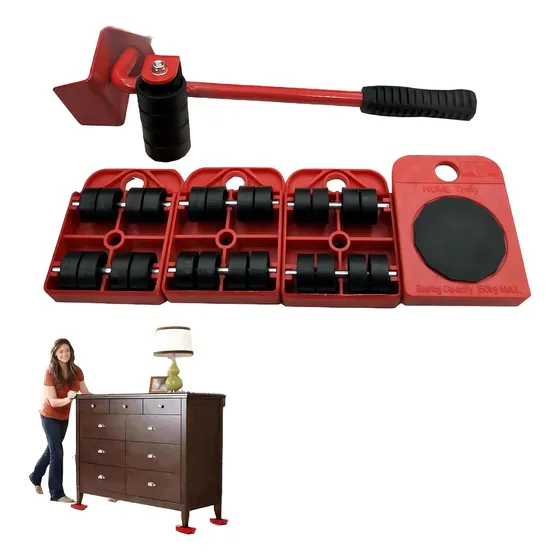 Base Soporte Movil Trasportador De Muebles Ruedas Util Hogar