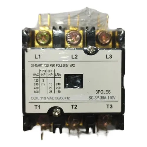 Contactor De 30 Amp  Bobina 110v Multiproposito Ceibar