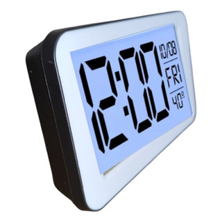 Relógio Digital Parede Iluminado Botão Display Hora Oficina Relógio Digital Parede Iluminado Botão Display Hora Oficina