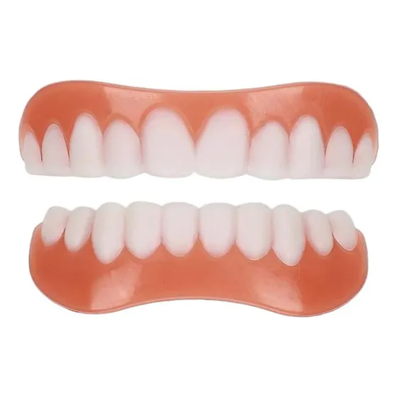 Cubierta De Dientes Postizos Superiores E Inferiores De Apar