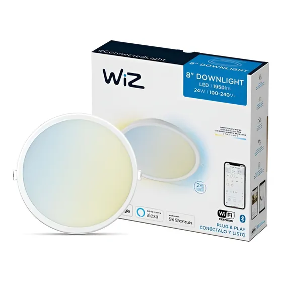 Downlight Spot De Embutir Led Wiz 24w Luz Calida Fria Wi-fi
