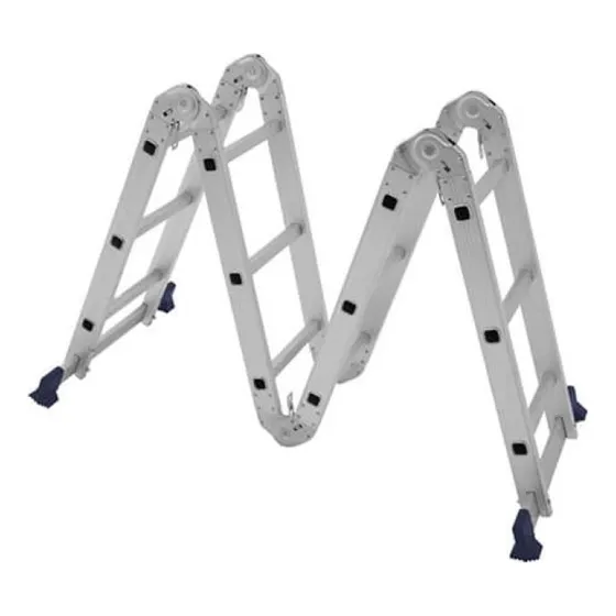 Escalera Multifunción Con Plataforma 4x3 Mor