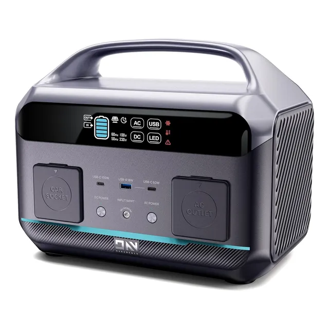 Estacion De 600 Watts De Energia Portatil Recargable