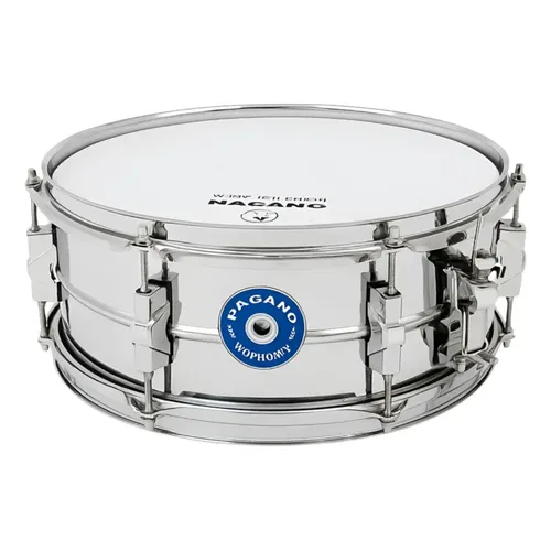Caixa Nagano Prophonic Steel Shell 14x6 Casco Cromado