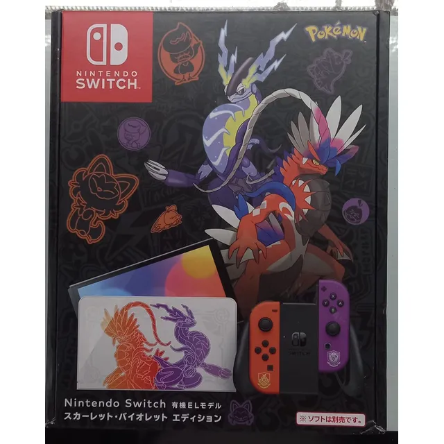 Nintendo Switch Oled Edición Pokémon Scarlet & Violet Jap