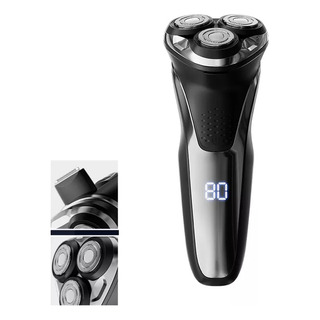 Rasuradora Eléctrica Afeitadora Barba Recargable Corta Al Raz Cortadora Pelo Cabello Color Negro Rasuradora Eléctrica Afeitadora Barba Recargable Corta Al Raz Cortadora Pelo Cabello Color Negro