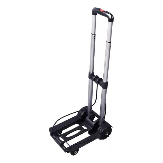 Carrito De Mano Plegable Carga Viaje Extendible Plástico