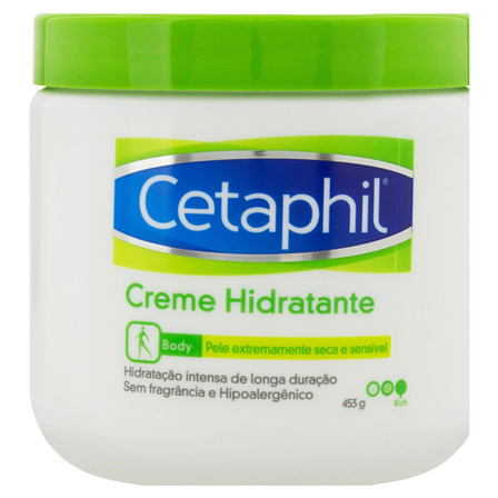 Creme Hidratante sem Fragrância Cetaphil Pote 453g