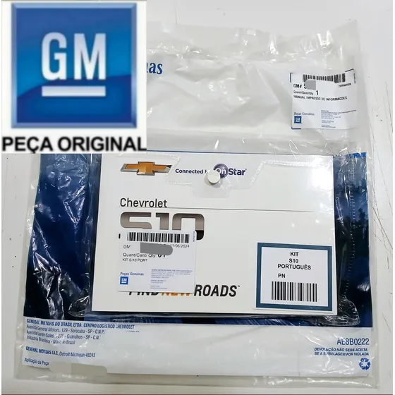 Manual Do Proprietário Gm S10 2020 2021 2022 Lt Ltz Ls Advan